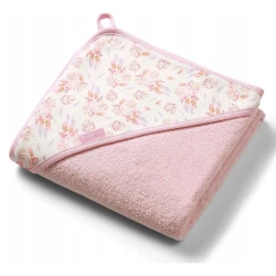 Банное полотенце BabyOno Terry Pink, 100x100 см купить в Кишиневе. Фото 1