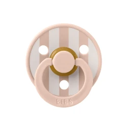 Пустышка круглая латексная Bibs Block Blush & Ivory, 6-18 мес. купить в Кишиневе. Фото 1