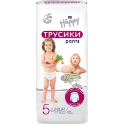 Подгузники-трусики Bella Baby Happy Junior 5 (11-18 кг), 40 шт. купить в Кишиневе. Фото 1