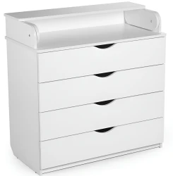 Комод-пеленальный столик PernaMea HappyBaby Standart 800 PAL White купить в Кишиневе. Фото 1