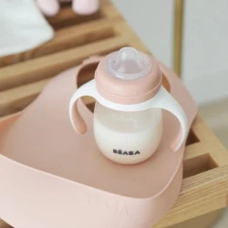 Bavetă din silicon Beaba Old Pink/Light Grey 2 buc cumpăra în Chișinau. Foto 6