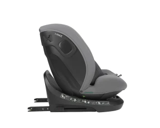 Scaun auto 40-150 cm (i-Size) Isofix Kikkaboo i-Hike Light Grey, rotativ 360 cumpăra în Chișinau. Foto 9