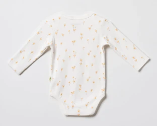 Body cu mânecă lungă BabyCosy Ivory & Orange, 2 buc. (12-18L) cumpăra în Chișinau. Foto 5