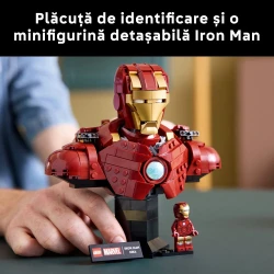 Set construcție Lego Marvel Iron Man Mk4 Bust, 436 elemente cumpăra în Chișinau. Foto 7