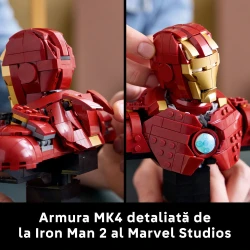 Set construcție Lego Marvel Iron Man Mk4 Bust, 436 elemente cumpăra în Chișinau. Foto 8