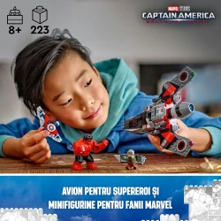 Конструкторы Lego Marvel Captain America Vs. Red Hulk Battle, 223 элемента купить в Кишиневе. Фото 4
