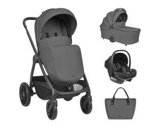 Carucior 3 in 1 Kikkaboo Modena 2027 Dark Grey cumpăra în Chișinau. Foto 7