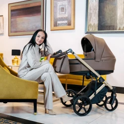 Cărucior 2/1 cu bloc reversibil Coletto Fado Beige&Black cumpăra în Chișinau. Foto 3