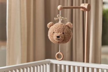 Игрушка-подвеска Jollein Music Teddy Bear Biscuit купить в Кишиневе. Фото 3