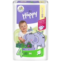 Scutece Bella Baby Happy Maxi 4 (8-18 kg), 66 buc. cumpăra în Chișinau. Foto 2