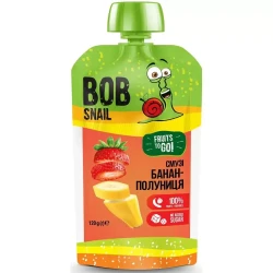 Пюре Bob Snail банан-клубника (3 года+), 120 г купить в Кишиневе. Фото 1