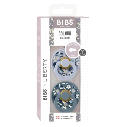 Пустышка круглая из латекса Bibs Liberty Bobo Dusty Blue Mix (0-6 мес.), 2 шт. купить в Кишиневе. Фото 4