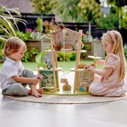 Домик для кукол Hape Pandas Bamboo House купить в Кишиневе. Фото 3