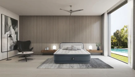 Надувной матрас Intex Velur Deluxe Ultra Plush со спинкой и встроенным электрическим насосом купить в Кишиневе. Фото 4