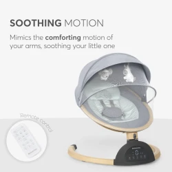 Качалка Kikkaboo Ashlee Light Grey 2025 купить в Кишиневе. Фото 4