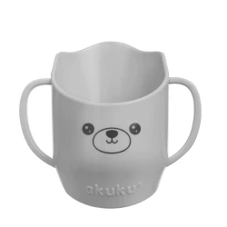 Cană înclinată Akuku Grey (6 luni+), 150 ml cumpăra în Chișinau. Foto 1