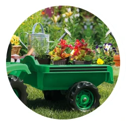 Tractor cu pedale Dolu Ranchero Trailer Green cumpăra în Chișinau. Foto 3