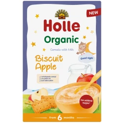 Каша Holle из пшеницы с молоком, яблоками и печеньем (6 мес+), 250 гр купить в Кишиневе. Фото 1