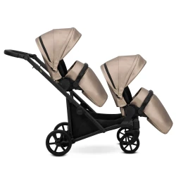 Коляска для двойни 2 в 1 Kunert Brav Duo Cappucino Eco купить в Кишиневе. Фото 2