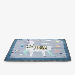 Covoraş pentru copii Kikkaboo 18 Balls Happy Lama Blue, 78x75x50 cm cumpăra în Chișinau. Foto 4
