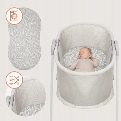 Детская кроватка 2 в 1 Lionelo Gaya Beige Sand купить в Кишиневе. Фото 16