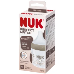 Бутылочка для кормления из пластика NUK Perfect Match в асс., 150 мл купить в Кишиневе. Фото 9