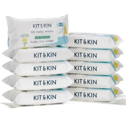Servetele umede Kit&Kin Naturally Clean, 600 buc. cumpăra în Chișinau. Foto 1