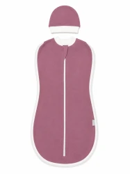Set cocon + căciulă PernaMea Purple & White (0-3L) cumpăra în Chișinau. Foto 1