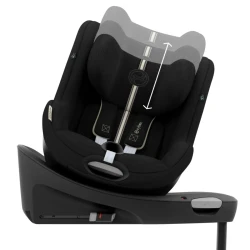 Автокресло 61-105 см (i-Size) Isofix Cybex Sirona G3 Plus Moon Black, поворотное 360 купить в Кишиневе. Фото 3