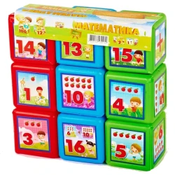 Кубики M-Toys Математика, 9 шт. купить в Кишиневе. Фото 1