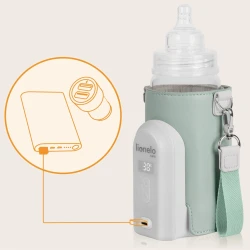 Подогреватель портативный для бутылочек Lionelo Thermup Go Evo Green Sage купить в Кишиневе. Фото 18
