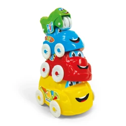 Set de 4 mașinuțe Clementoni Stacking Fun Vehicles cumpăra în Chișinau. Foto 1