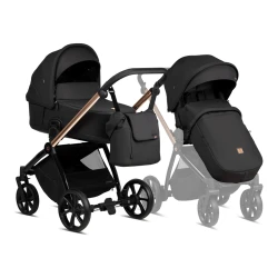Коляска 2 в 1 Tutis Mio Plus Black Edition Rose Gold купить в Кишиневе. Фото 2