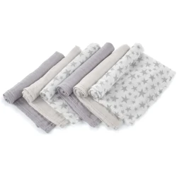 Пелёнки из муслина Jane Bamboo Star (35x35 см), 6 шт. купить в Кишиневе. Фото 1