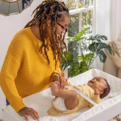 Saltea de înfășat Bright Starts Ingenuity Summer White, 40x81x9 cm cumpăra în Chișinau. Foto 4