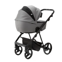 Коляска 2/1 Adamex Blanc Deluxe Dark Grey купить в Кишиневе. Фото 4
