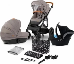 Коляска 3 в 1 Kinderkraft Prime Beige купить в Кишиневе. Фото 2