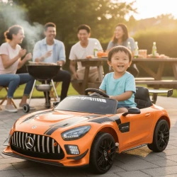 Машина на аккумуляторе Epid Mercedes GT3 AMG Orange купить в Кишиневе. Фото 12