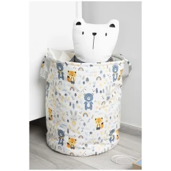 Coș pentru jucării Sensillo Premium XXL Animals Grey cumpăra în Chișinau. Foto 5