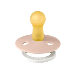 Пустышка круглая из латекса Bibs Colour Glow Blush & Vanilla (0-6 мес.), 2 шт. купить в Кишиневе. Фото 3