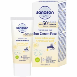 Cremă de protecție solară pentru față Sanosan SPF50+, 30 ml cumpăra în Chișinau. Foto 5