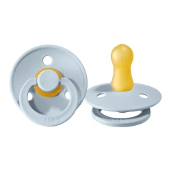 Suzetă rotundă din latex Bibs Colour Baby Blue, mărimea S (0-6 luni) cumpăra în Chișinau. Foto 2