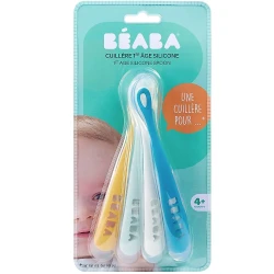 Эргономичная ложка Beaba 1st Stage 4 шт Rainbow купить в Кишиневе