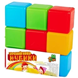 Кубики M-Toys Цветные, 9 шт. купить в Кишиневе. Фото 1