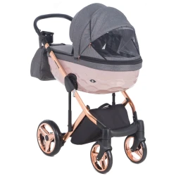 Cărucior 2/1 Adamex Chantal Star Grey Rose Gold cumpăra în Chișinau. Foto 5