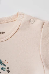 Body cu mânecă lungă BabyCosy Green & Ecru, 2 buc. (9-12L) cumpăra în Chișinau. Foto 9