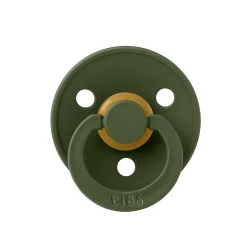 Пустышка круглая из латекса Bibs Colour Hunter Green, 6-18 мес. купить в Кишиневе. Фото 1