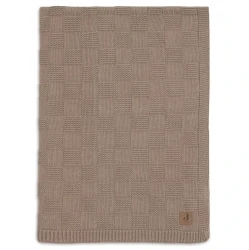 Păturică Jollein Box Knit GOTS Milky Coffee, 100x150 cm cumpăra în Chișinau