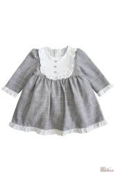 Rochiță cu mânecă lungă Mymio Carou Grey (9-12L) cumpăra în Chișinau. Foto 2