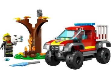 Set constructie Lego City 4x4 Fire Truck Rescue, 97 elemente cumpăra în Chișinau. Foto 2